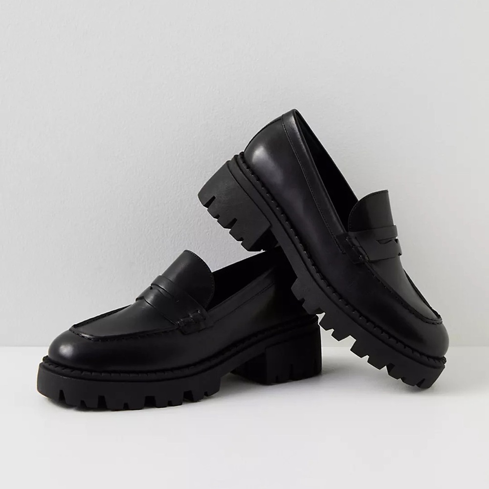 Free People Lug Sole Loafers